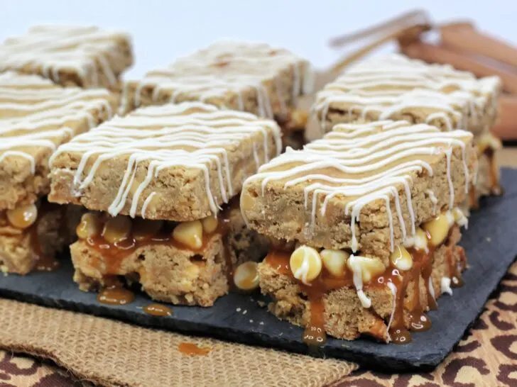 White Chocolate Caramel Blondies Recipe