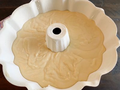 Bourbon Bundt Cake In Pan