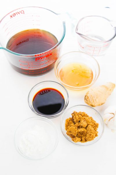 Honey Garlic Meatballs Ingredients
