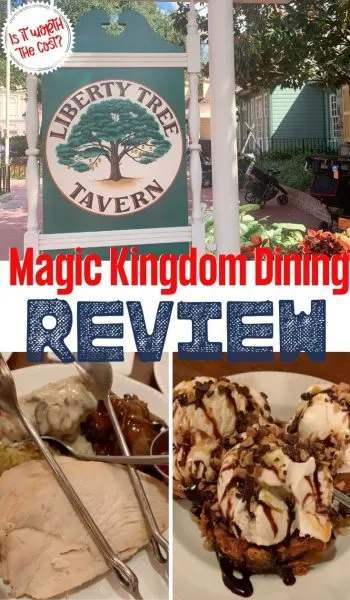 Full review of Liberty Tree Tavern, at Disney World, in Magic Kingdom Park: is it worth the money & what will your kids eat? Find out!