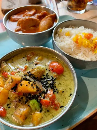 Butter Chicken With Coconut Vegetables Sanaa Disney World