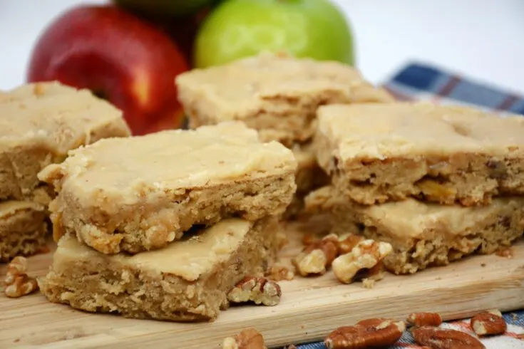 Easy Apple Blondies Fall Baking Recipe