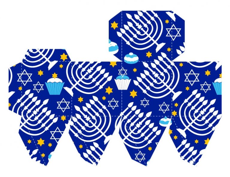 Free Printable Hanukkah Dreidel For Coloring