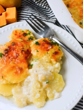 8x8 inch baking dish scalloped potato casserole
