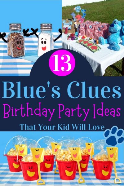 Cute Blue's Clues birthday party ideas that you can recreate, put your own spin on OR buy! 