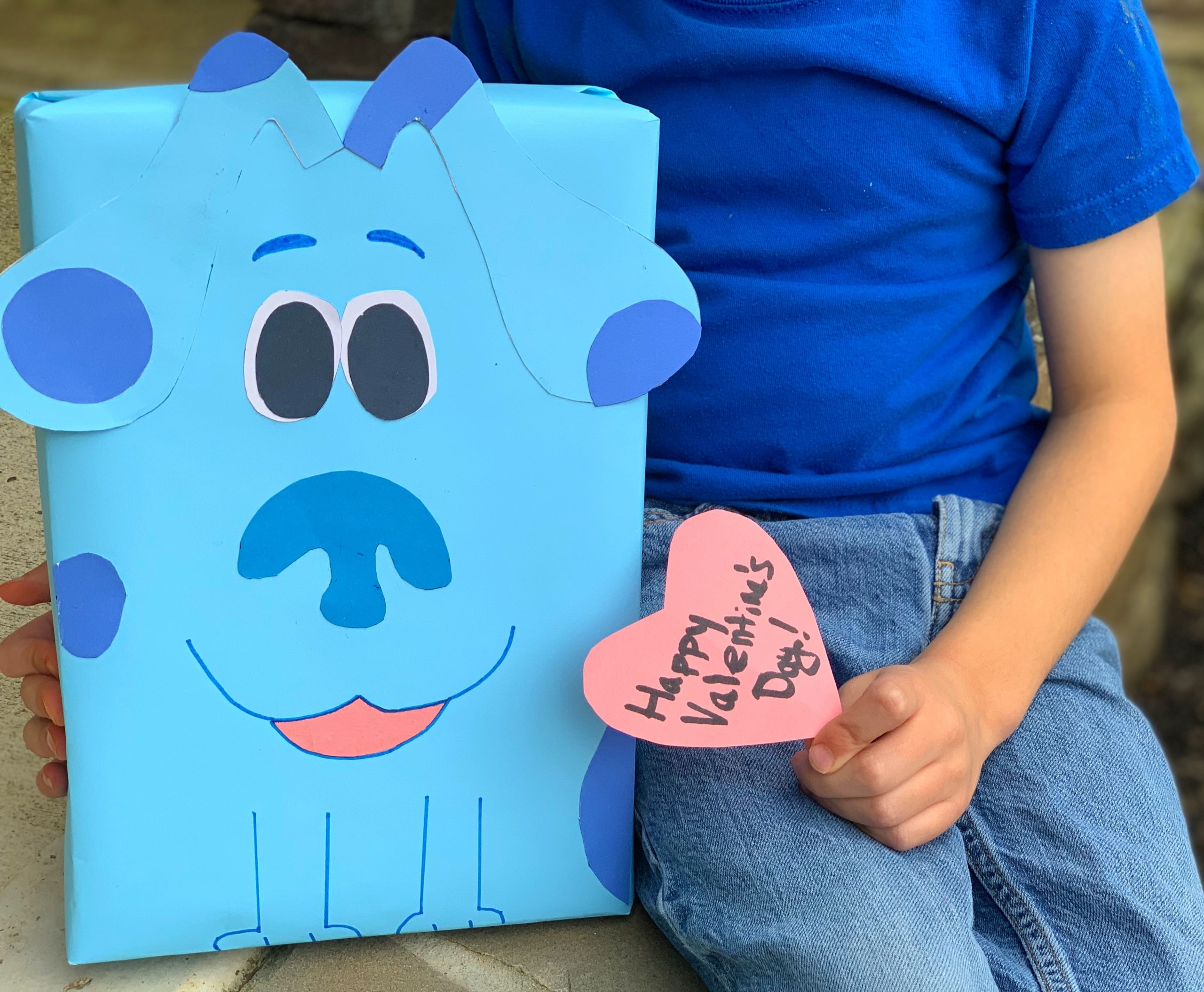 DIY Blue's Clues Valentines Box For Kids