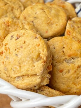 Fluffy Pecan Sweet Potato Biscuit Recipe