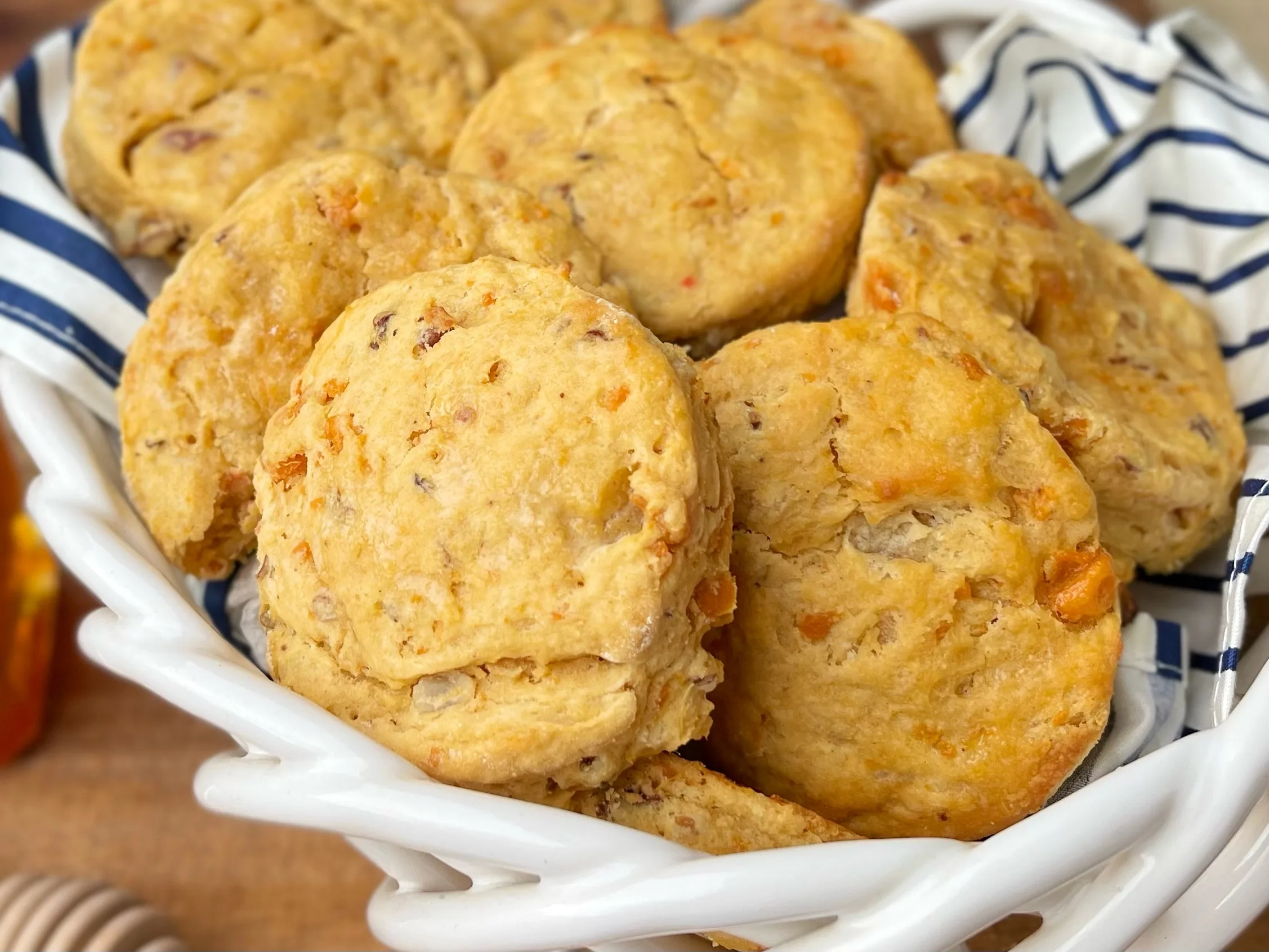 Fluffy Pecan Sweet Potato Biscuit Recipe