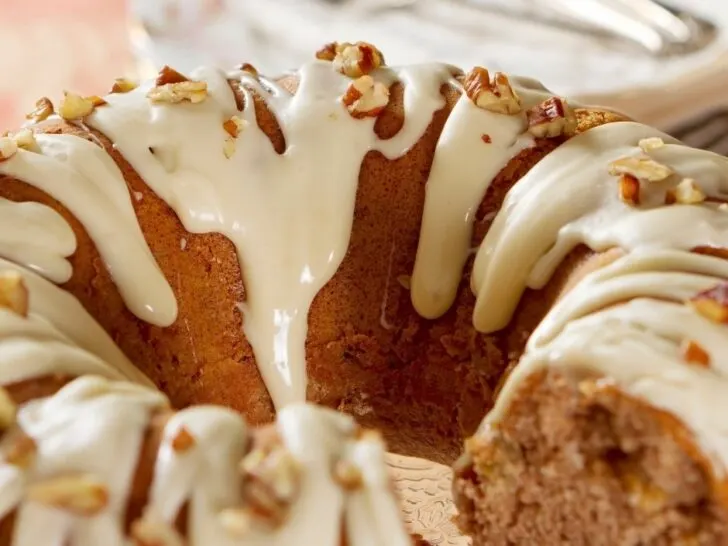 Rum Glazed Pecan Pound Cake