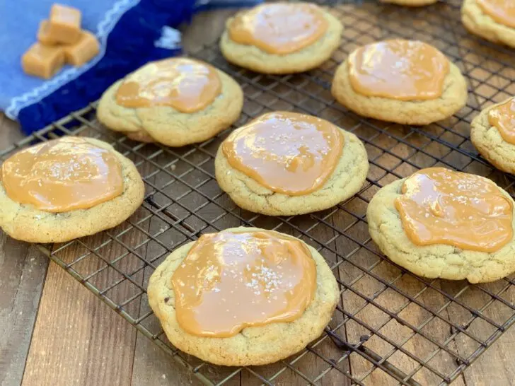Salted Bourbon Caramel Cookie Recipe
