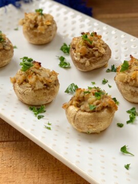 Oven-Baked Stuffed Mushrooms Recipe