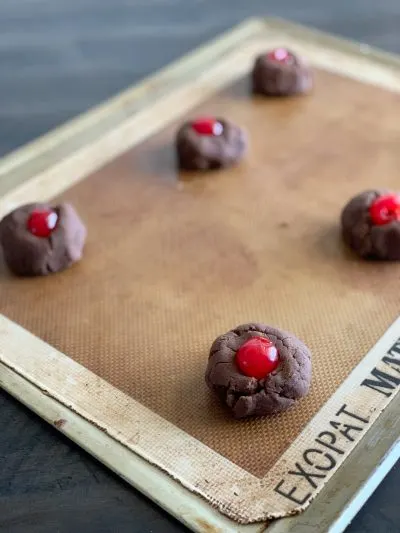 Chocolate-Covered Cherry Cookies Ready To Bake Chocolate-Covered Cherry Cookies Ready To Bake
