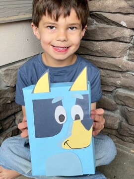 Bluey Valentines Box Tutorial