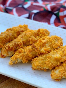 Cheez-It Coated Baked Chicken Tender Recipe