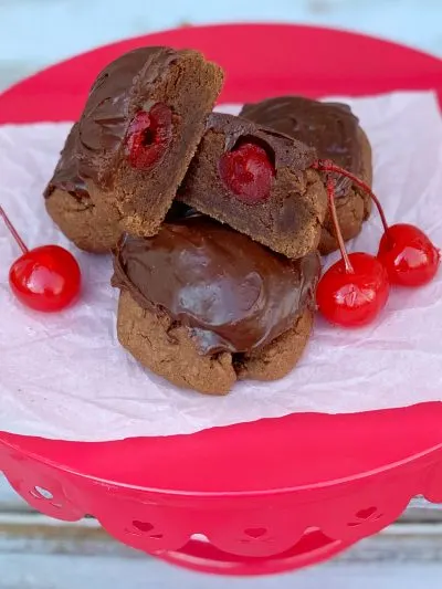 Chocolate-Covered Cherry Cookies Chocolate-Covered Cherry Cookies