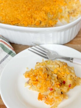 Confetti Hash Brown Potato Casserole Recipe