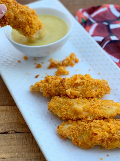 Chicken Tenders With Honey Mustard Dipping Sauce