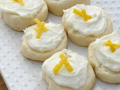 Easy Frosted Lemon Cookies Recipe 