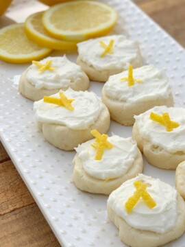 Soft Frosted Lemon Cookie Recipe