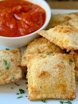 oven fried ravioli