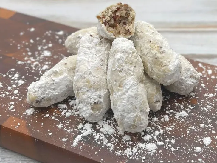 Cream Cheese Pecan Finger Cookies Recipe