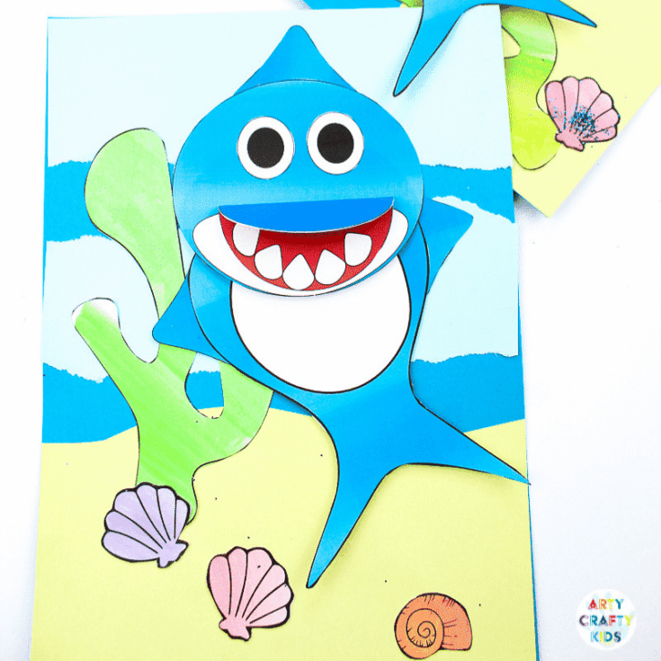 Image for Swimming Baby Shark Craft