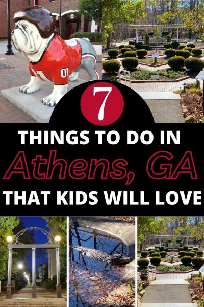 Don't pass on Athens, Georgia just because it's a college town. Here are the best things to do in Athens with kids! 