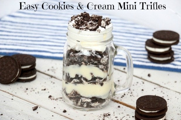 Image for Easy Cookies & Cream Mini Trifles