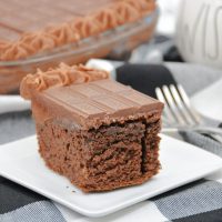 Hershey Bar Chocolate Sheet Cake