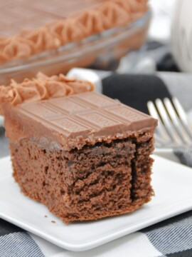 Hershey Bar Chocolate Sheet Cake