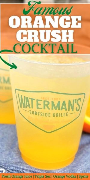 Copycat Waterman's Orange Crush Recipe: the most famous drink in all of Virginia Beach!