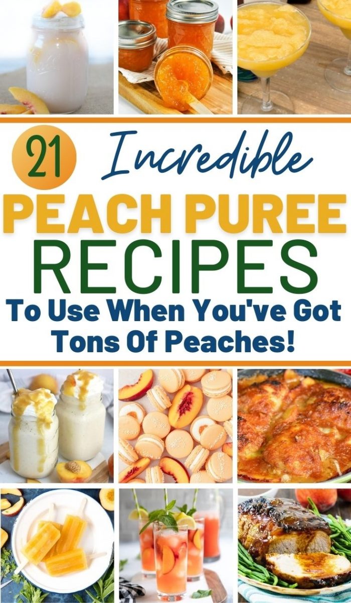 21 Peach Puree Recipes You've Got To Try For Summer