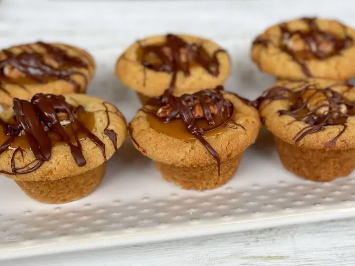 Turtle Pecan Cookie Cups Recipe