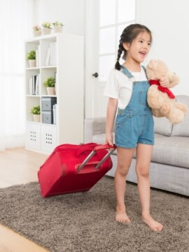 Teaching kids to pack for vacation