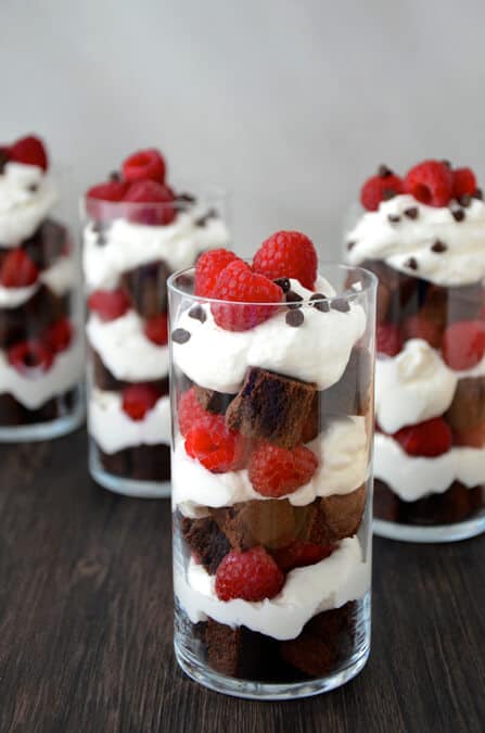 Image for Individual Fruit and Brownie Trifles