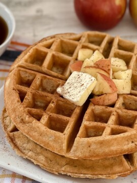 Homemade Apple Spice Waffle Recipe