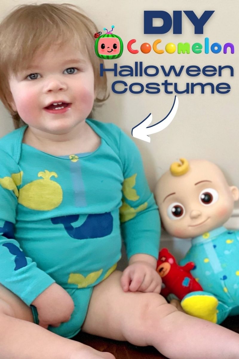 How to make your own DIY Cocomelon Halloween Costume for babies or toddlers. 