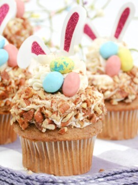 Easter Bunny Carrot Cake Cupcake Recipe
