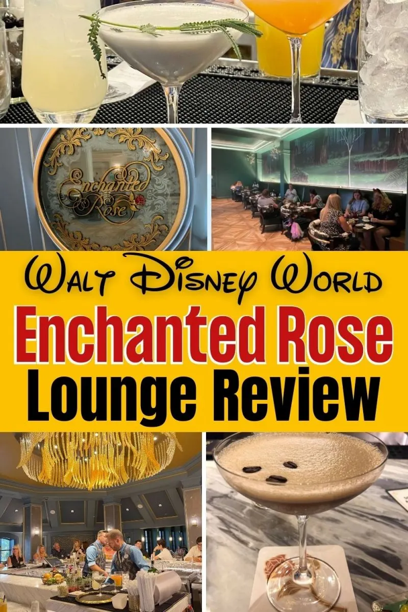Enchanted Rose Walt Disney World Review: Read if the food and drinks are worth the cost at this Grand Floridian lounge. #WaltDisneyWorld