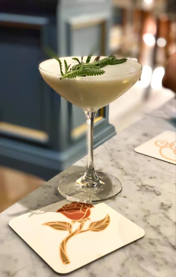 Lavender Fog Cocktail at Enchanted Rose