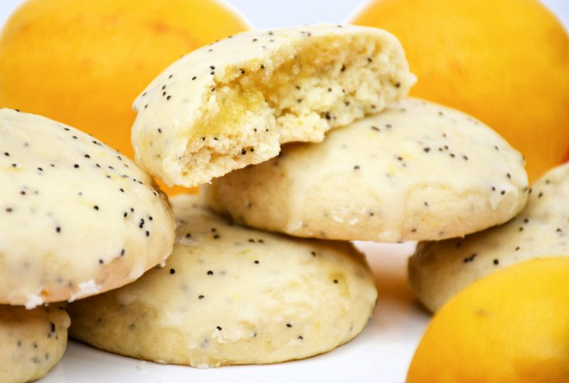 Soft Lemon Poppy Seed Cookies