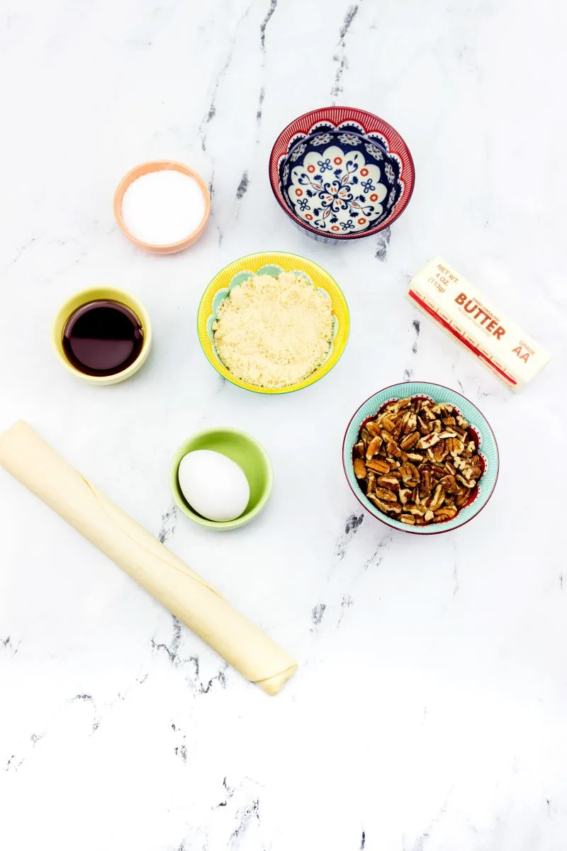 Pecan Tassie Ingredients