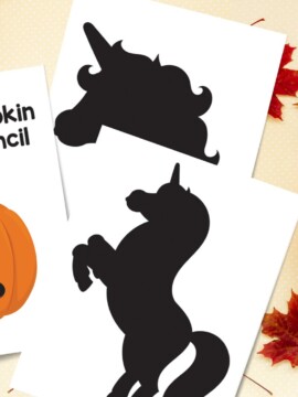 Free Printable Unicorn Pumpkin Carving Stencil