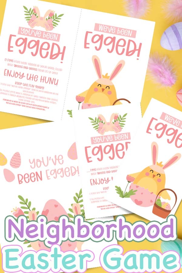 Get your FREE Printable "You've Been Egged" Neighborhood Easter Game! Spread some springtime cheer with Easter eggs. Get your FREE Printable "You've Been Egged" Neighborhood Easter Game! Spread some springtime cheer with Easter eggs.