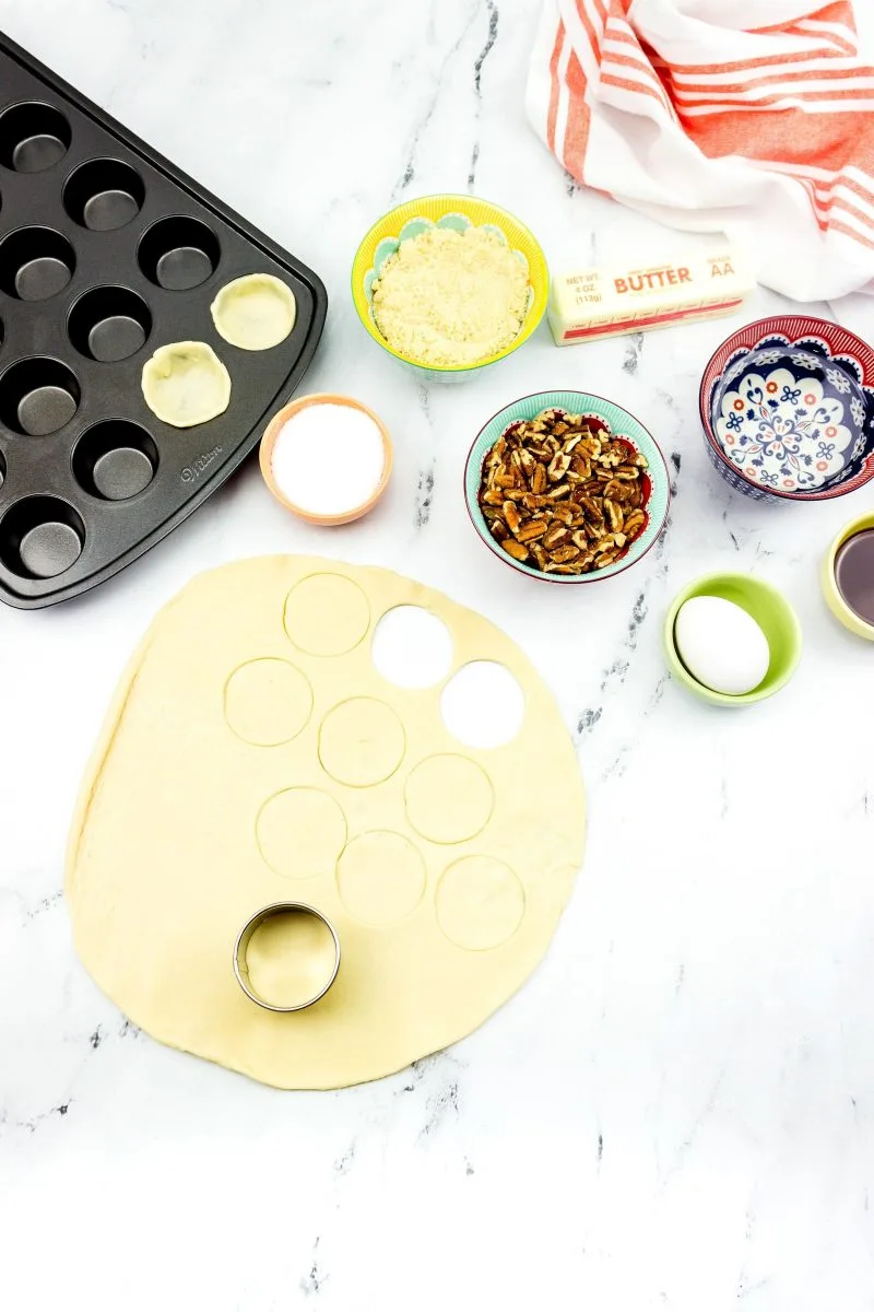 Cut the refrigerated pie crust