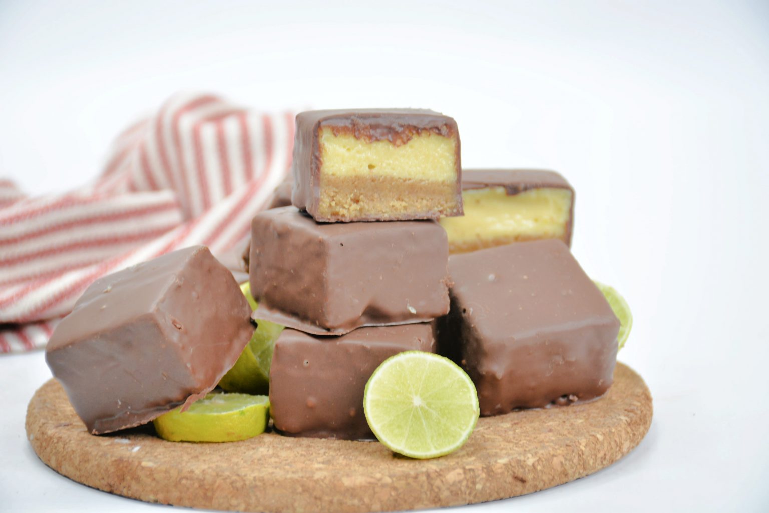 ChocolateCovered Key Lime Pie Bites