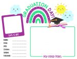 Free Printable Preschool Graduation Keepsake