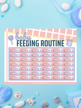 FREE Printable Baby Feeding Tracker PDF