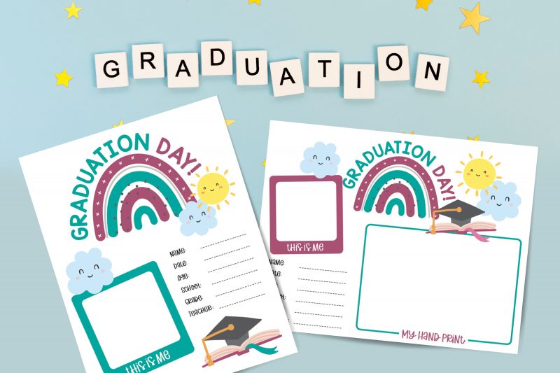 FREE printable preschool graduation keepsake PDF