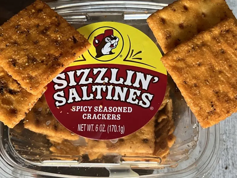 Flavored saltine crackers at buc-ee’s